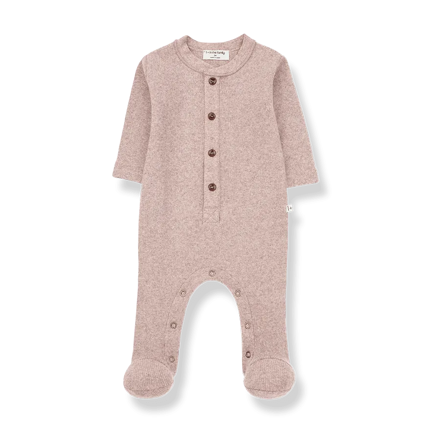 1  IN THE FAMILY MONAR ROSE JUMPSUIT WITH FEET