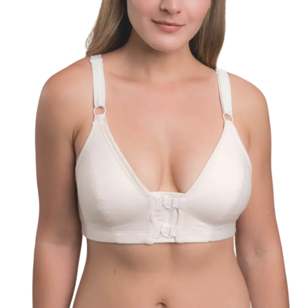 100% Organic Cotton Front Closure Bra