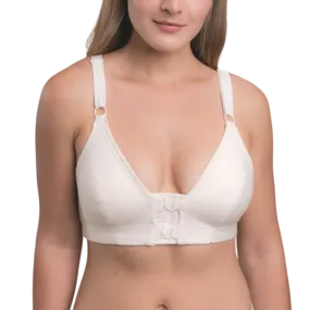 100% Organic Cotton Front Closure Bra