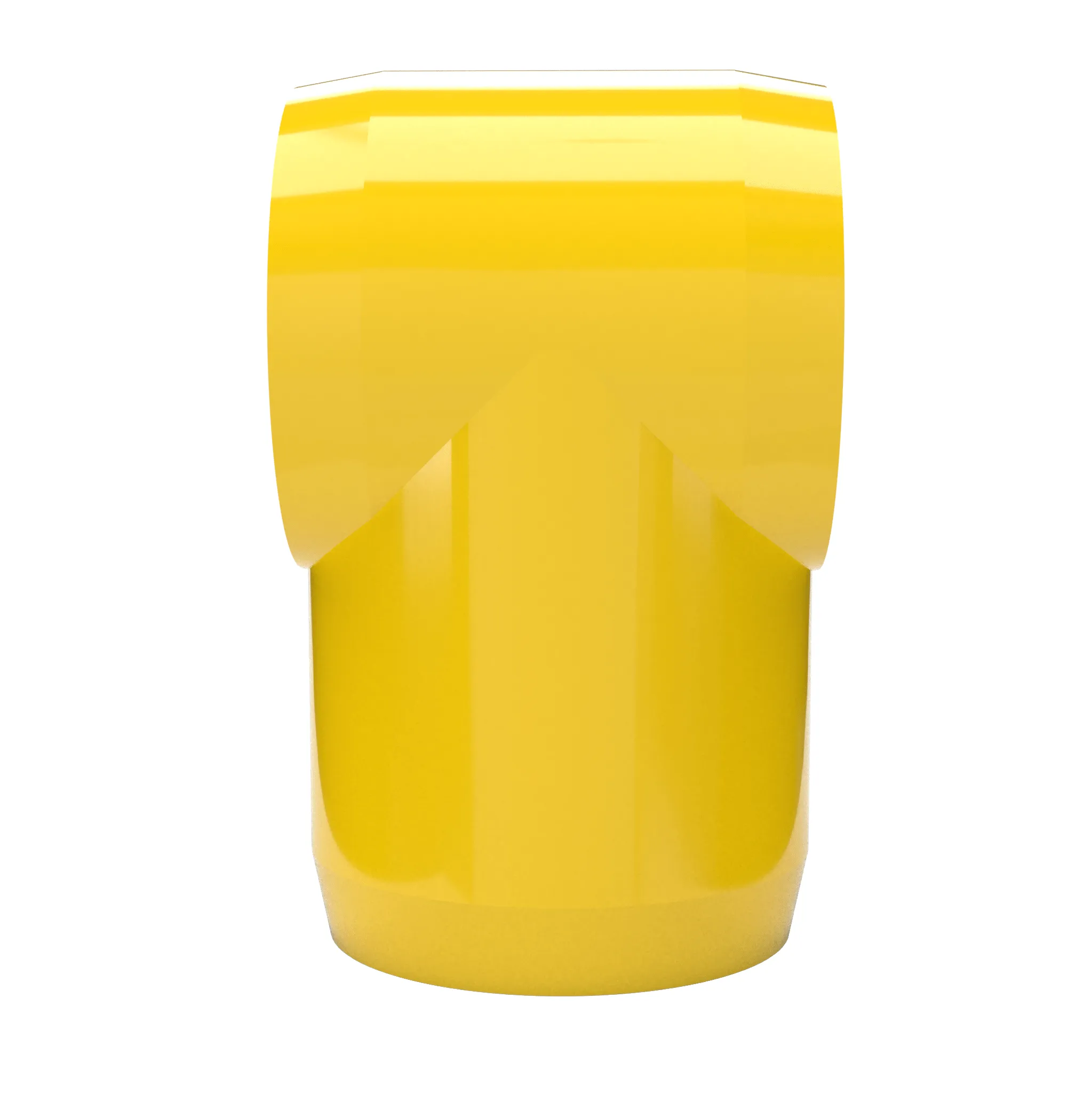 1/2 in. Slip Sling PVC Tee, Furniture Grade - Yellow