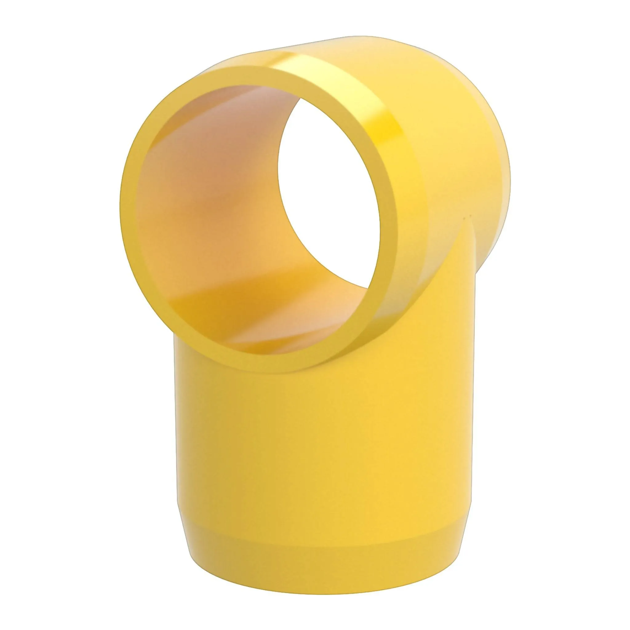 1/2 in. Slip Sling PVC Tee, Furniture Grade - Yellow