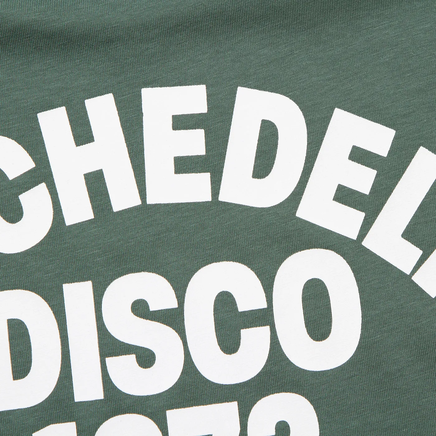 1972 Psychedelic Disco Back Print - Tshirt - Green