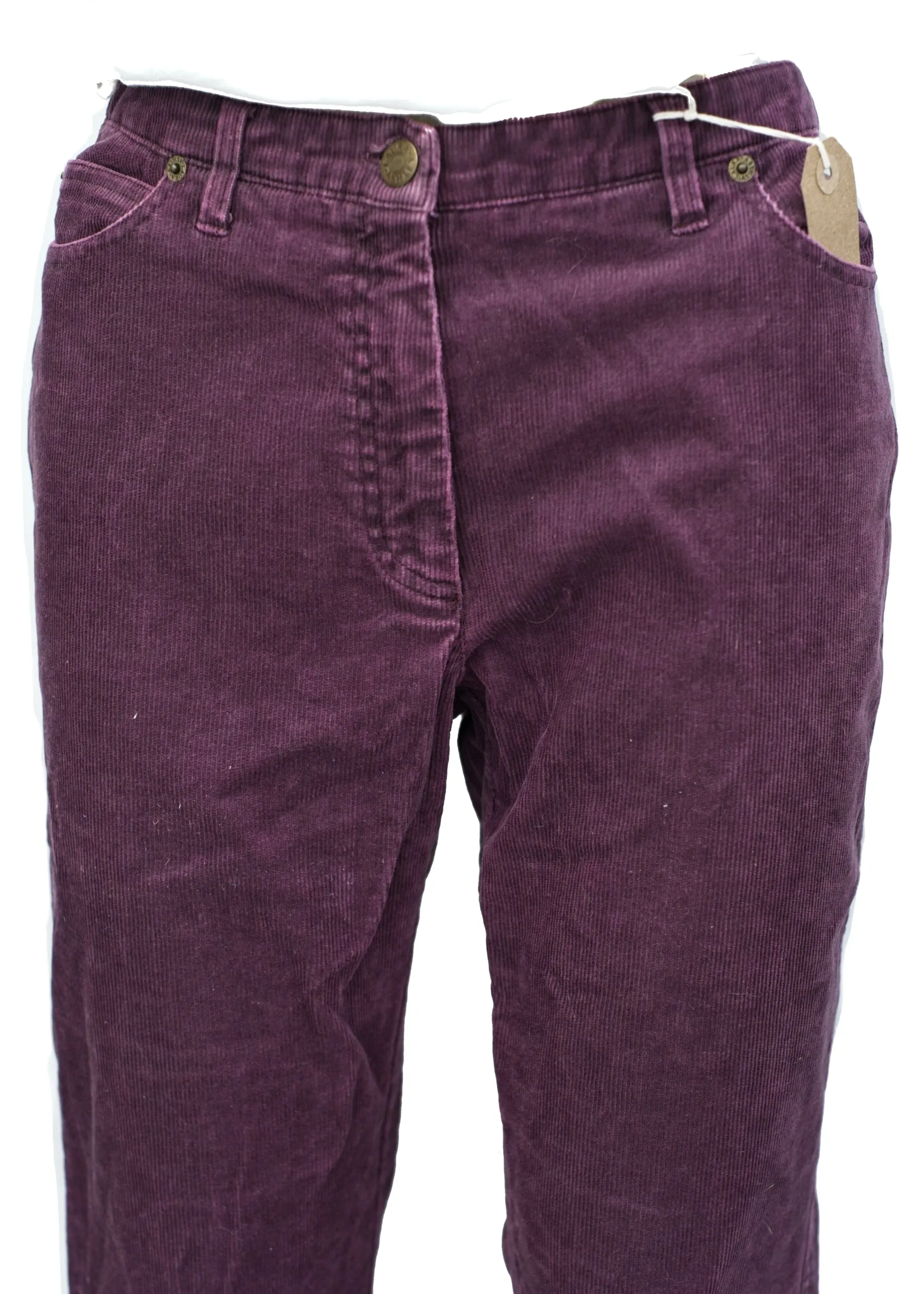 1990s Laura Ashley Purple Corduroy Jeans