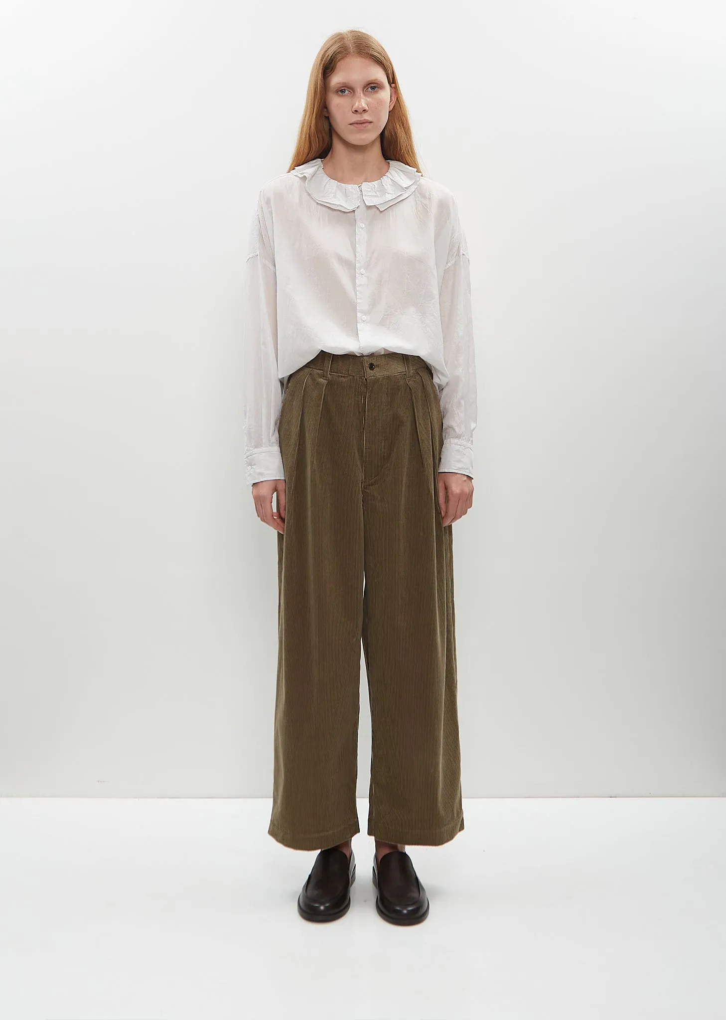 2 In-Pleat Baggy Pants