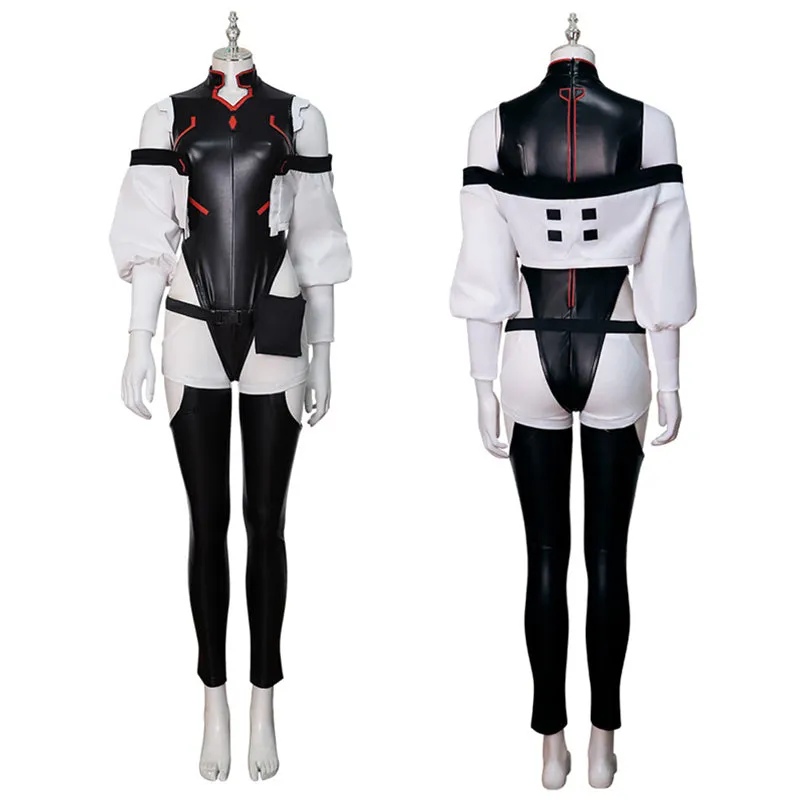 2022 Anime Cyberpunk Edgerunners Lucy Cosplay Costume Sexy Jumpsuit Halloween Party Suit