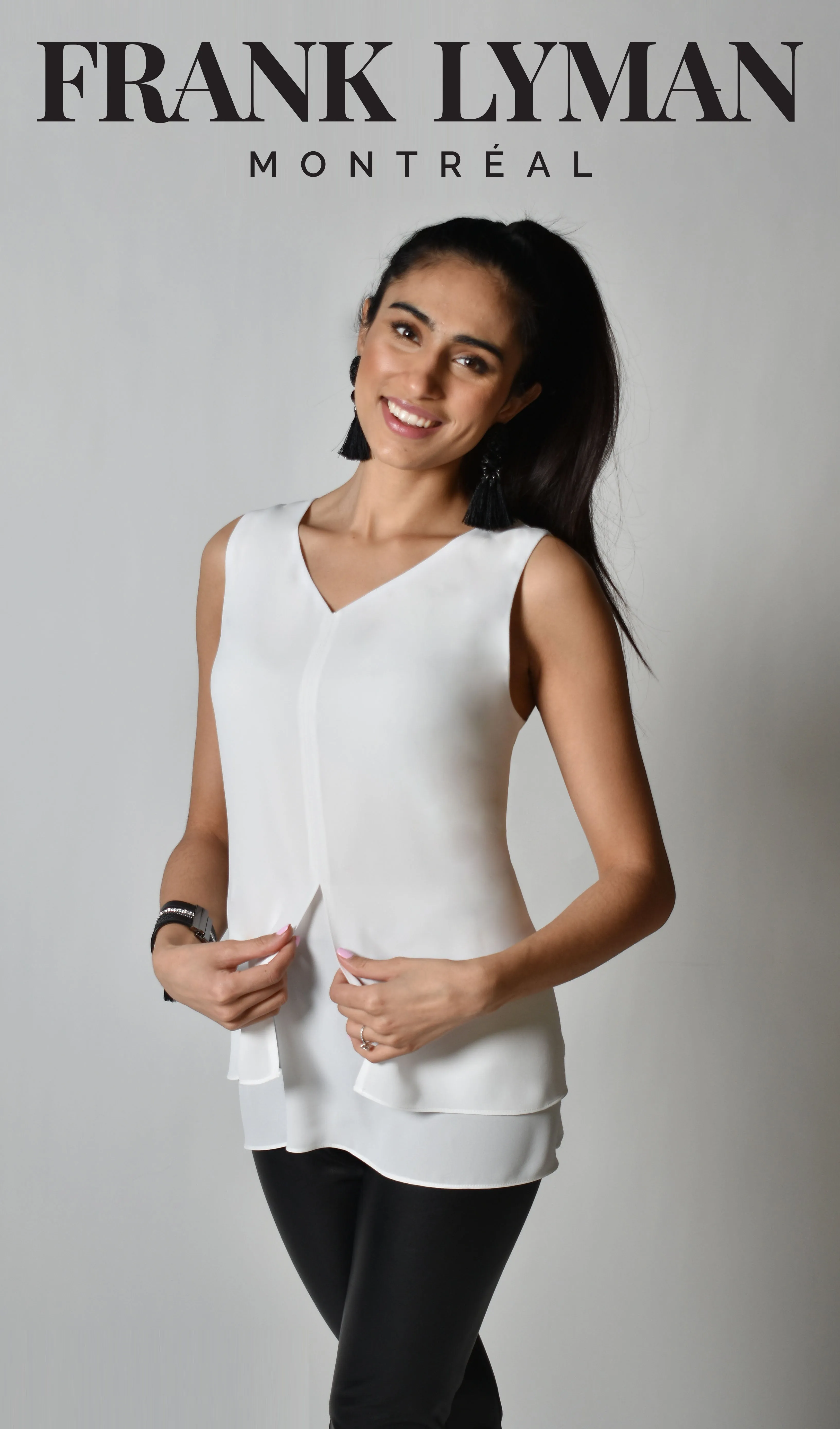 214326 (Camisole)   Available in Black & Off white