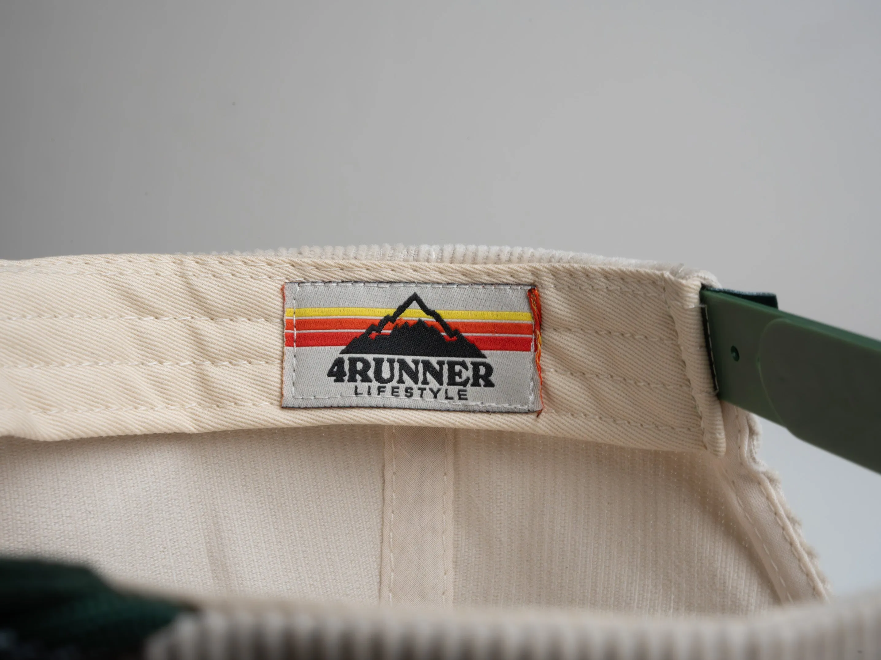 4Runner Lifestyle Overland Outlaw Cream/Green Corduroy Hat