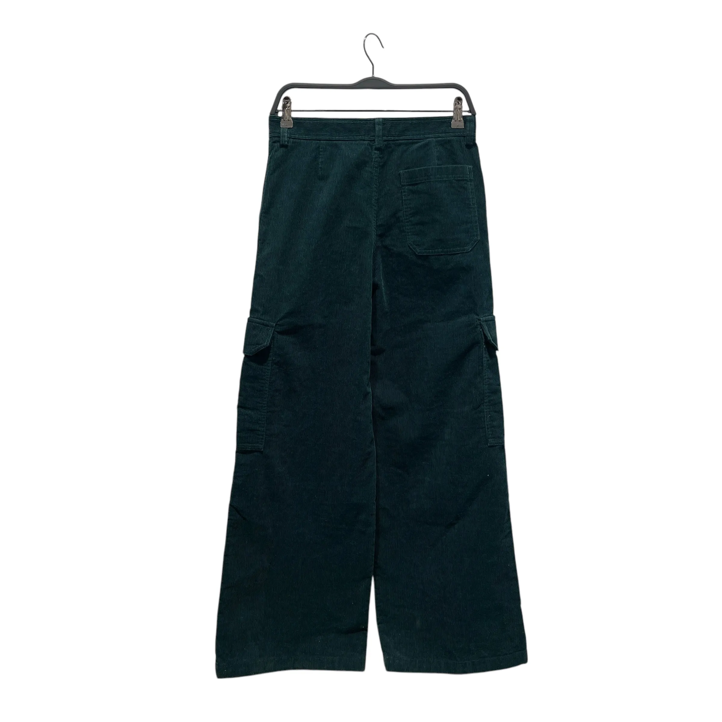 Acne Studios/Bootcut Pants/XXS/Corduroy/GRN/FLARED CARGO TROUSERS