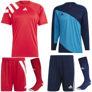 ADIDAS FORTORE 23 PREMIUM KIT BUNDLE RED WHITE