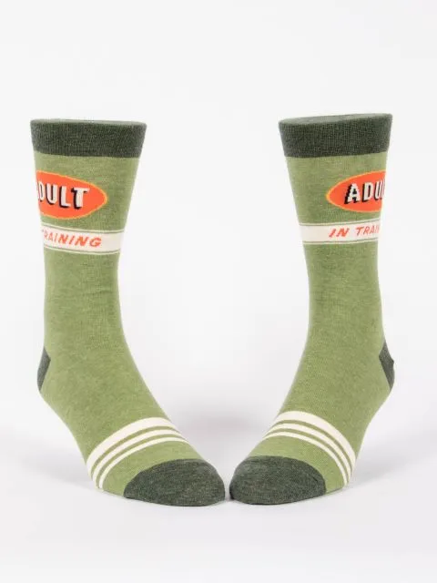 Adult In Training  Men's-Crew Socks