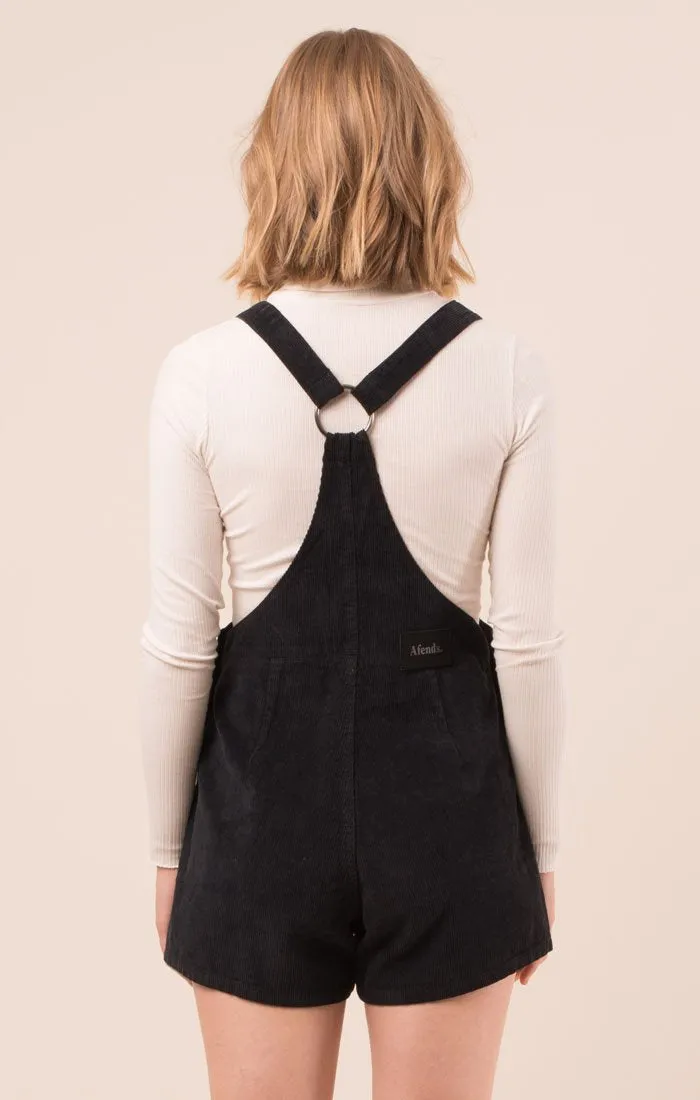 Afends Womens Dylan - Cord Short Overalls