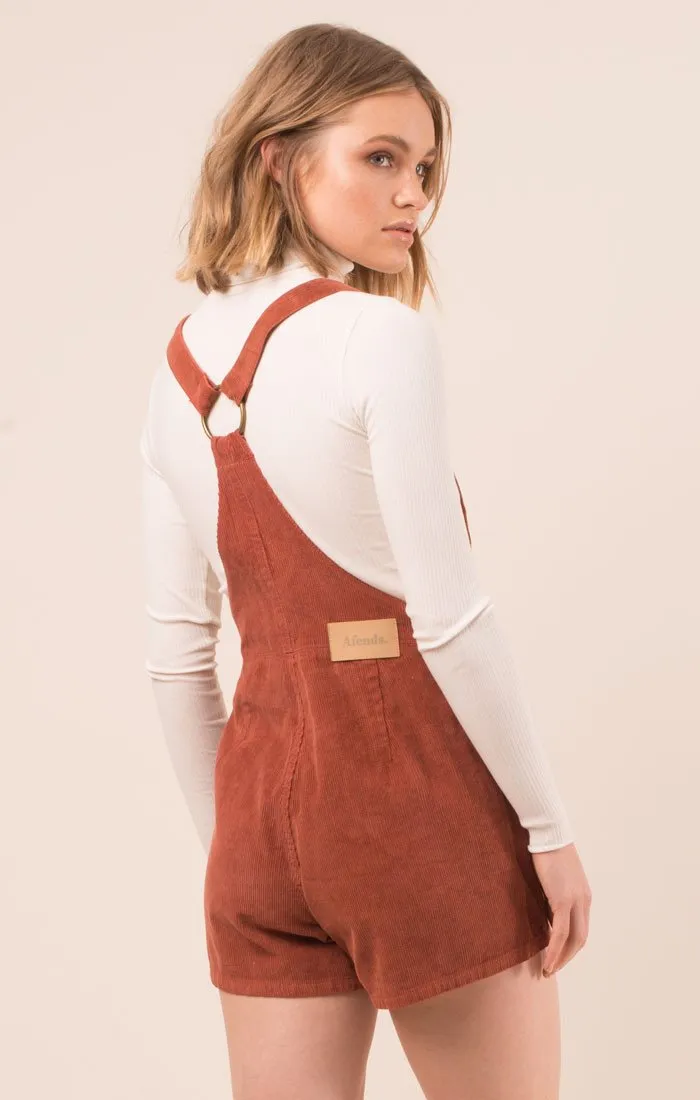 Afends Womens Dylan  - Corduroy Overalls