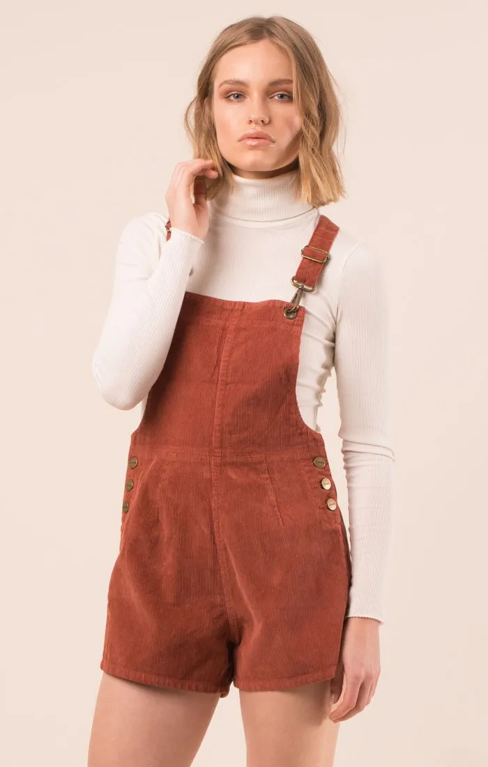 Afends Womens Dylan  - Corduroy Overalls