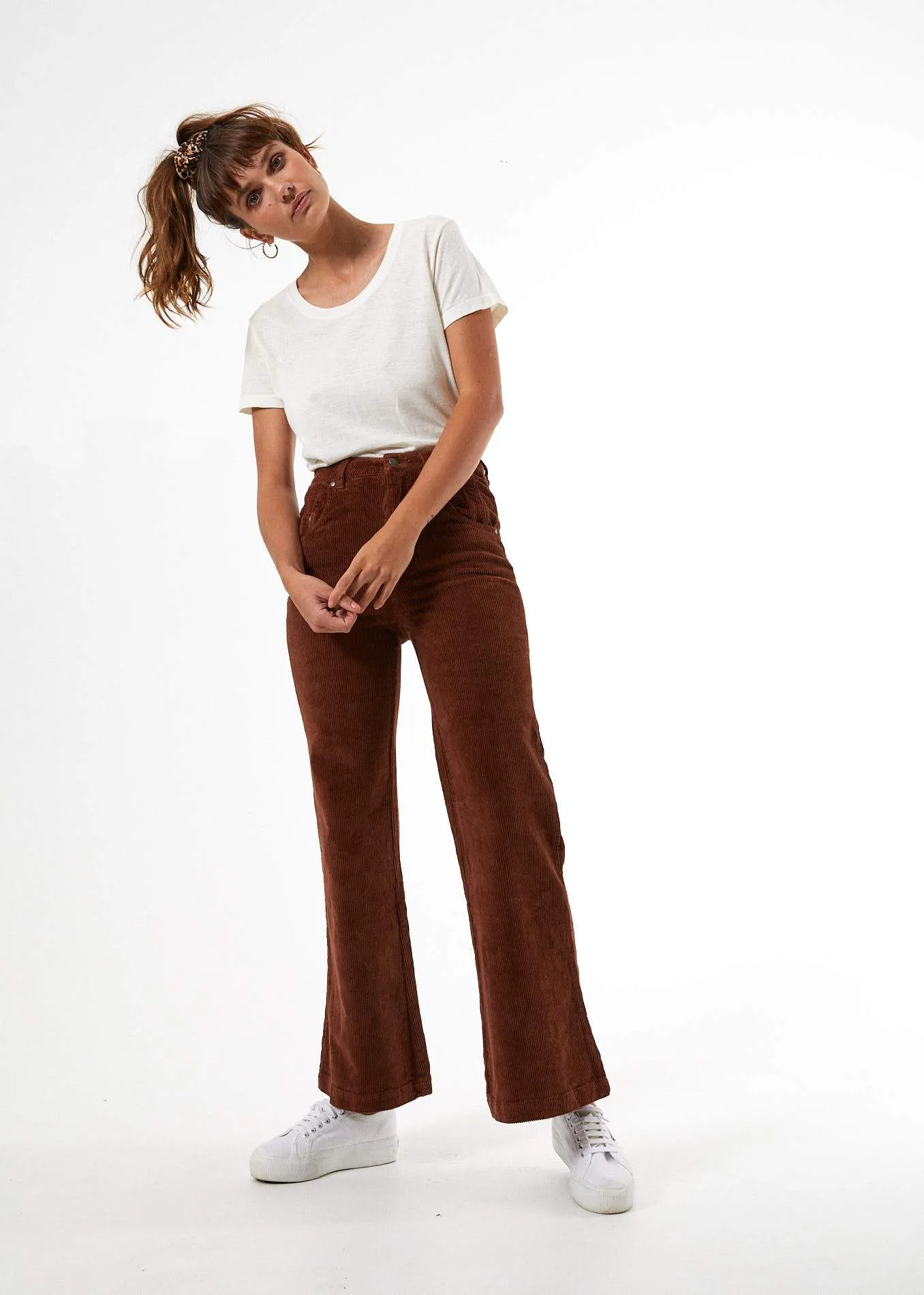 Afends Womens Marsha - Corduroy Flares