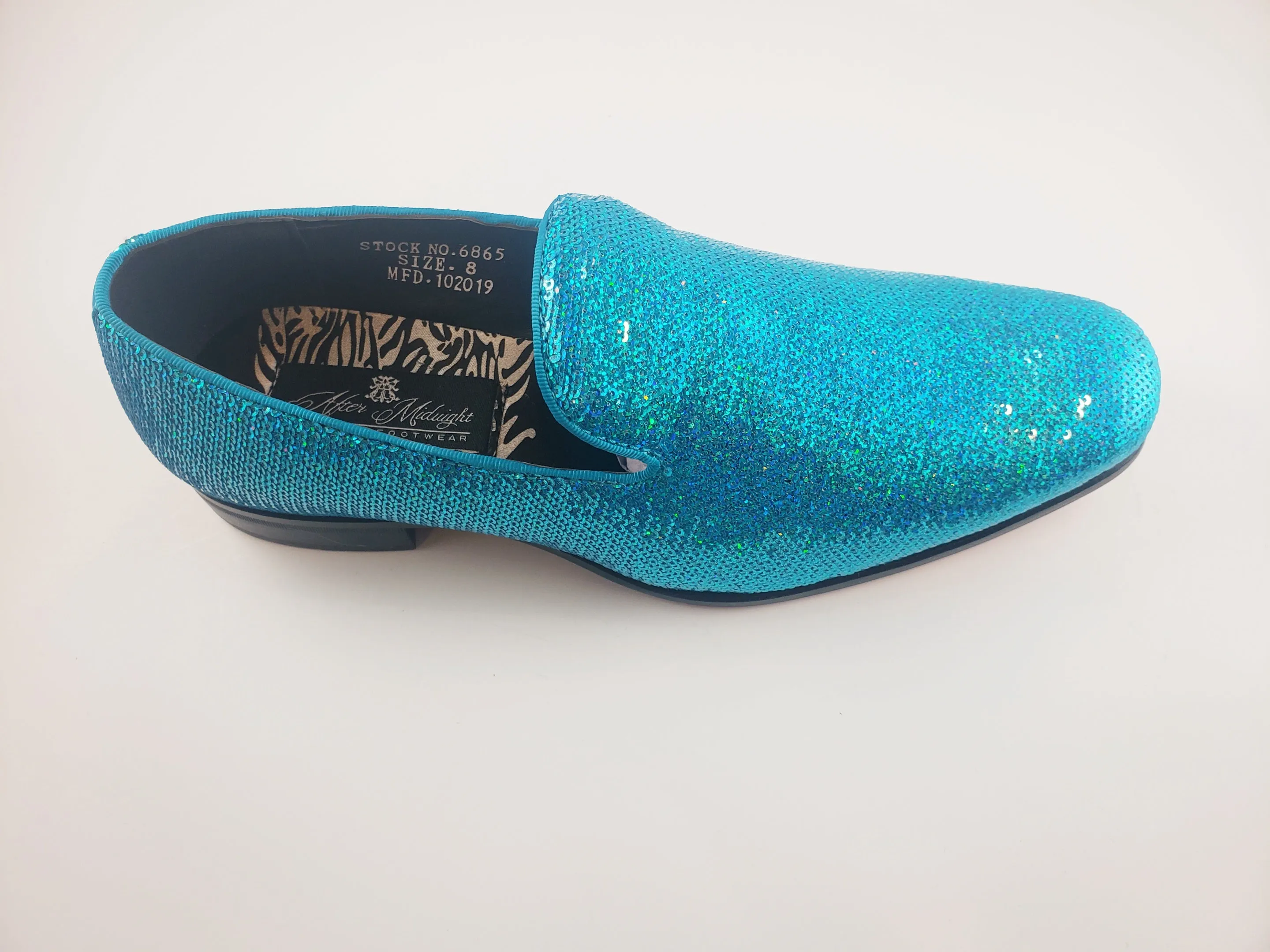 After Midnight slip on sequin  shoes