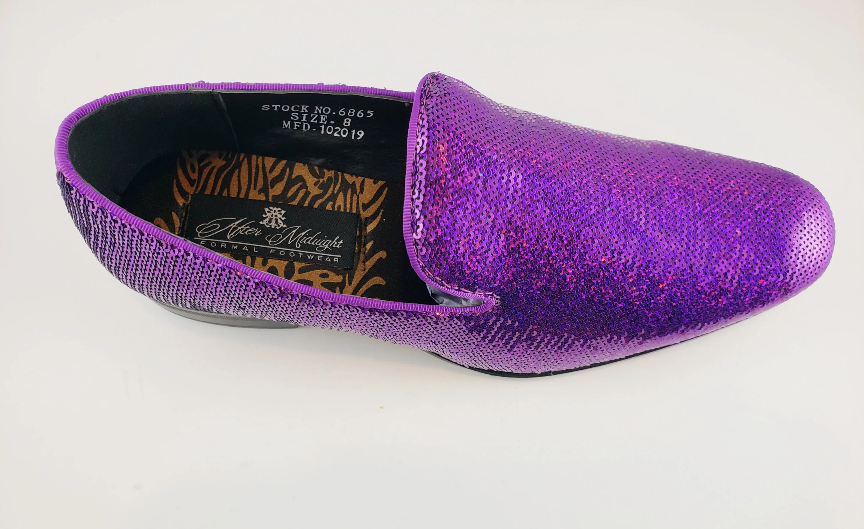 After Midnight slip on sequin  shoes