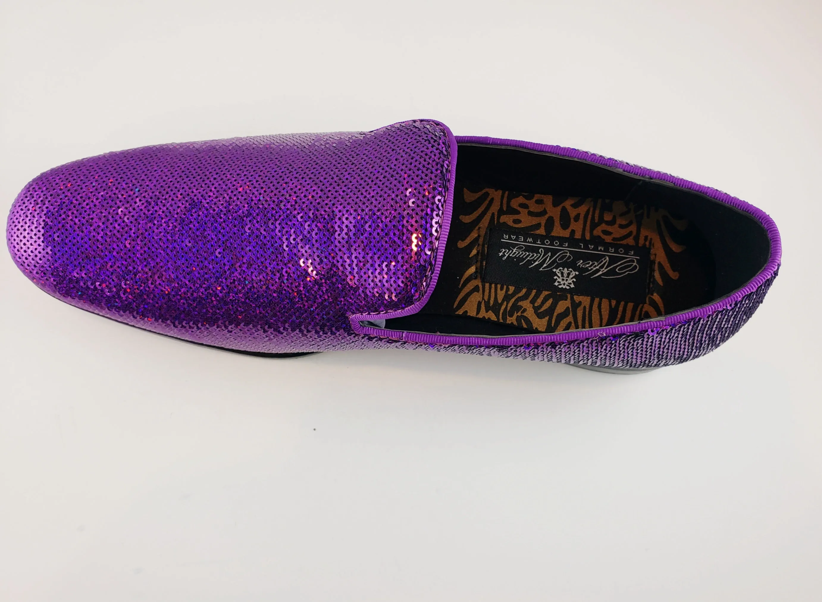 After Midnight slip on sequin  shoes