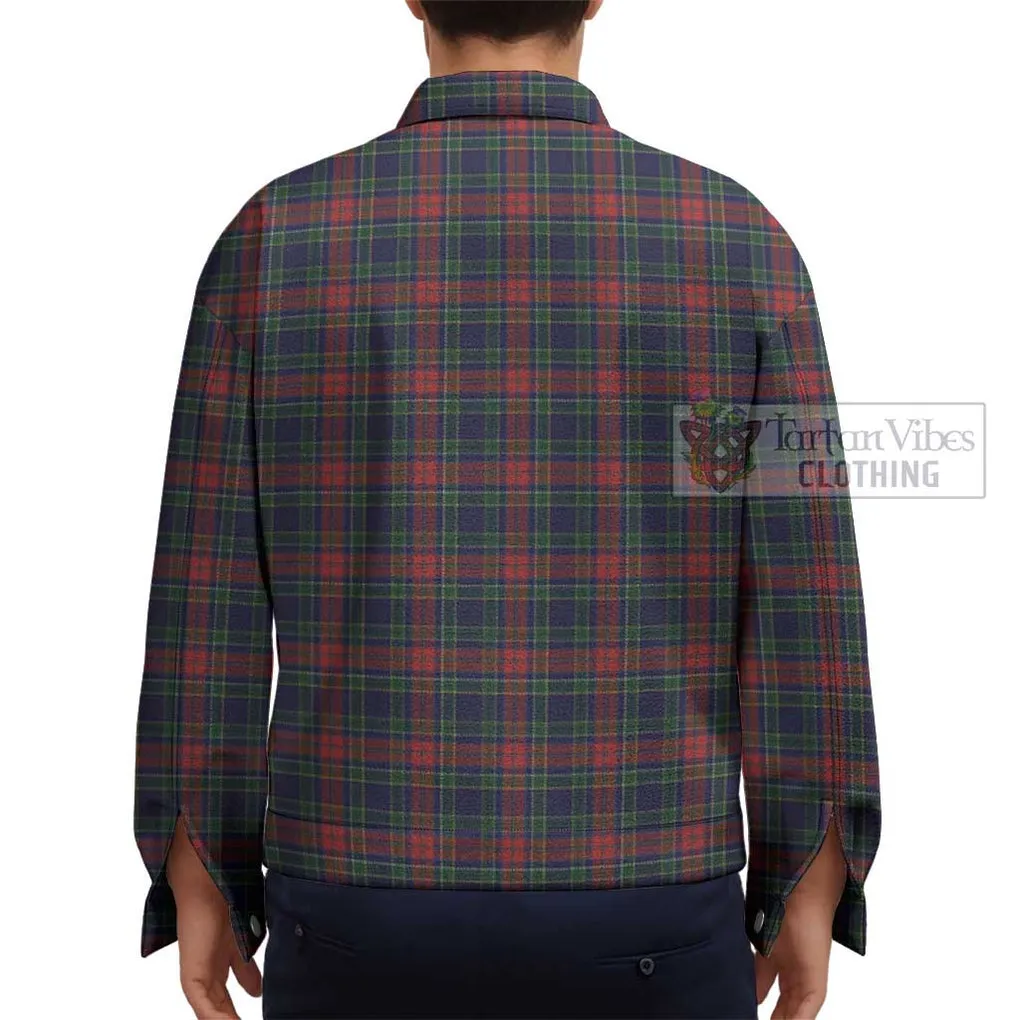 Allison Red Tartan Unisex Lapel Cotton Jacket