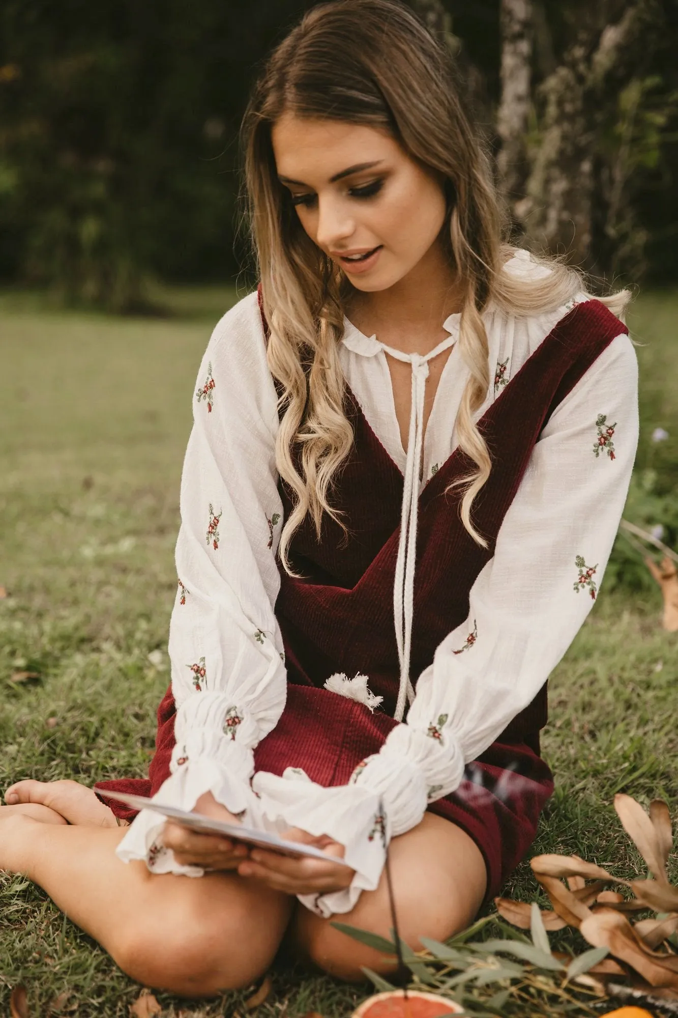 Allure Corduroy Shift Dress in Burgundy