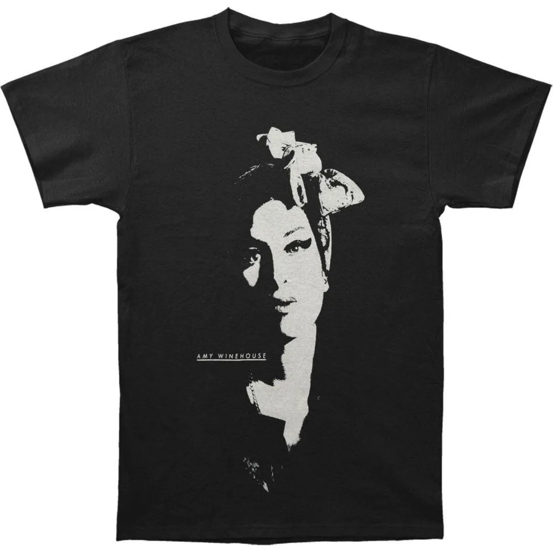 Amy Winehouse Unisex Adult Scarf Portrait Cotton T-Shirt