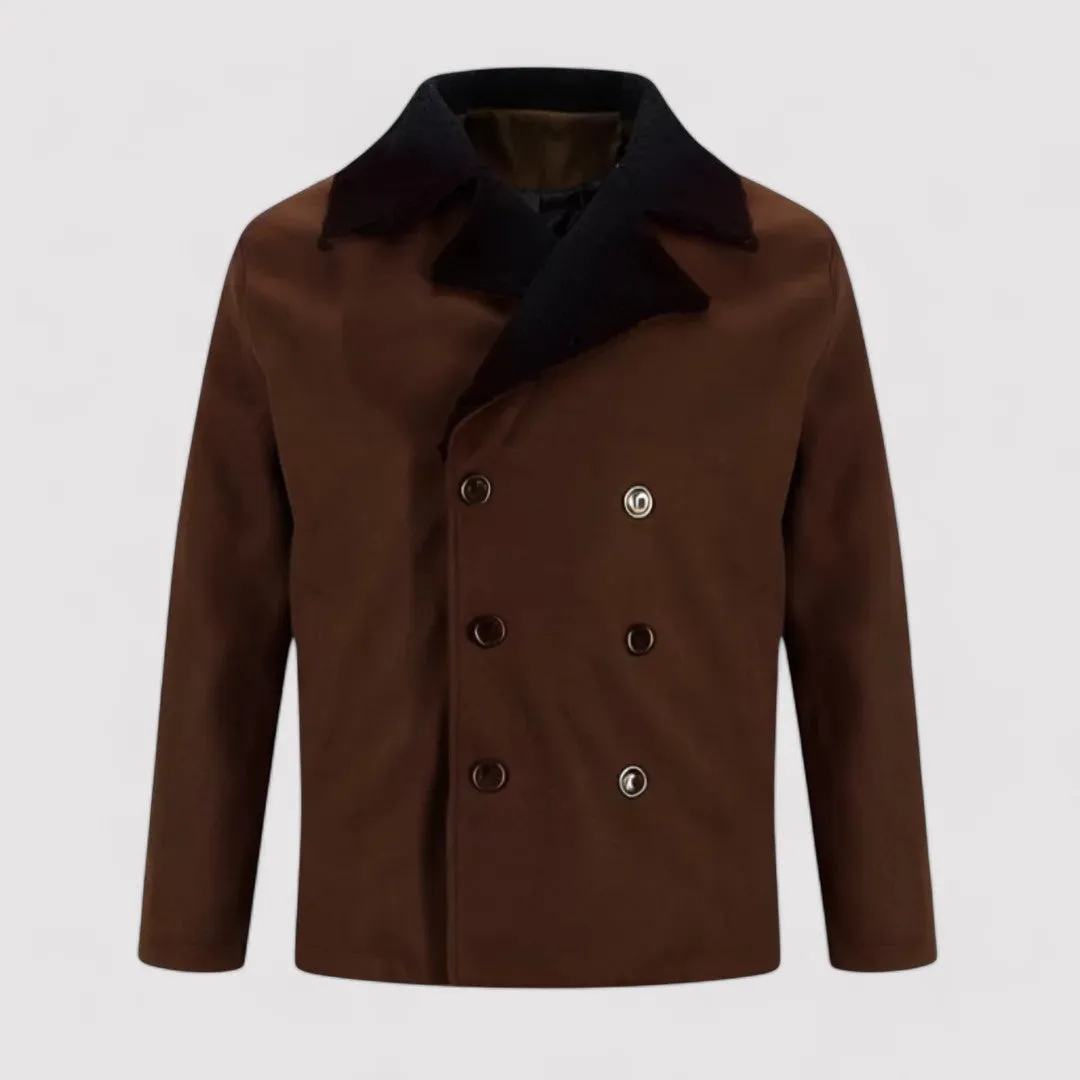 Ancien | Luxurious Shearling Men's Peacoat