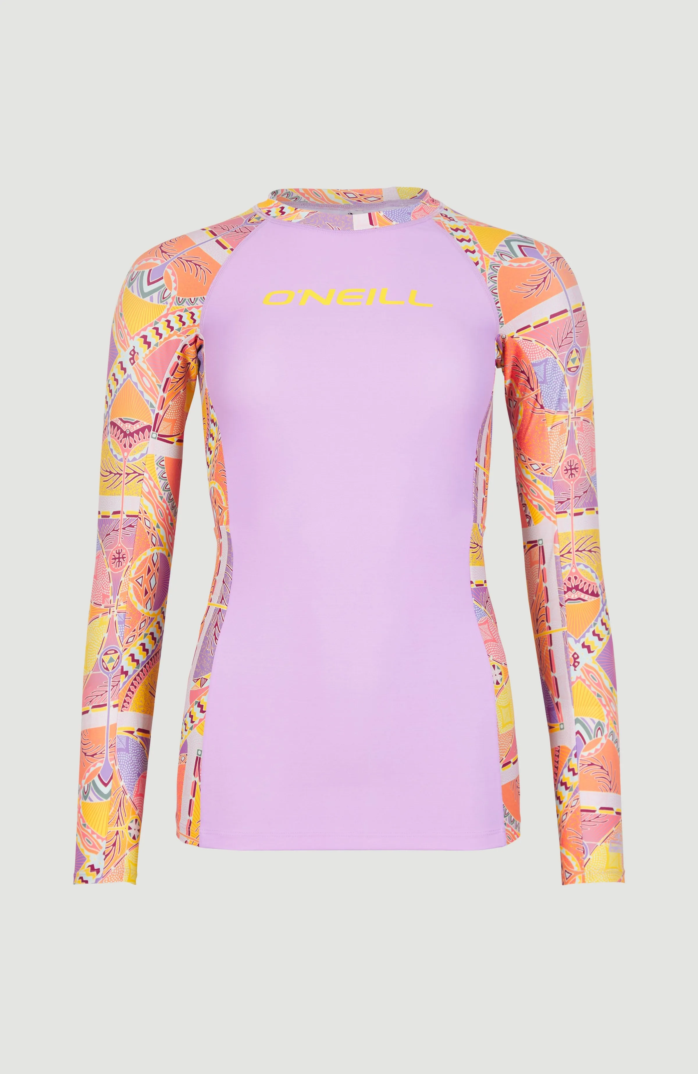 Anglet Longsleeve UPF 50  Sun Shirt Skin | Yellow Scarf Print