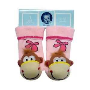 Animal "Rattle" Socks -   Orangutan Special Offer