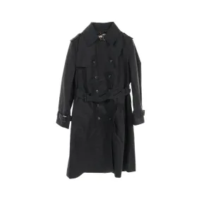 Aquascutum Cotton Trench Coat Black