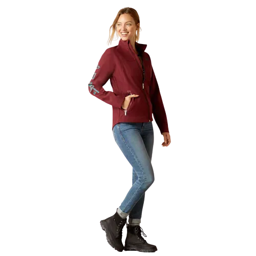 Ariat Women's Red New Team Softshell Jacket