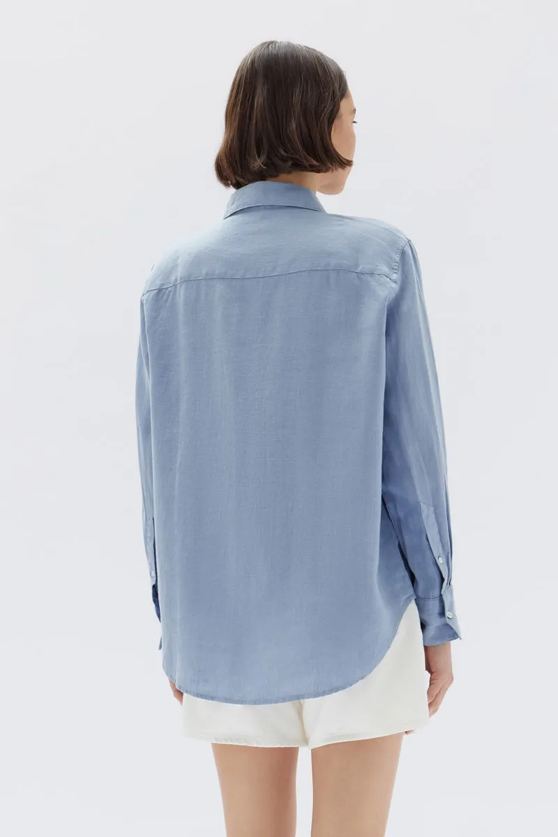 Assembly Label - Xander Long Sleeve Shirt - Glacial