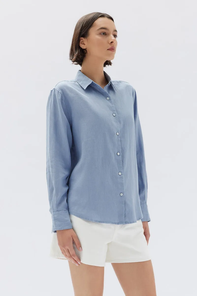 Assembly Label - Xander Long Sleeve Shirt - Glacial