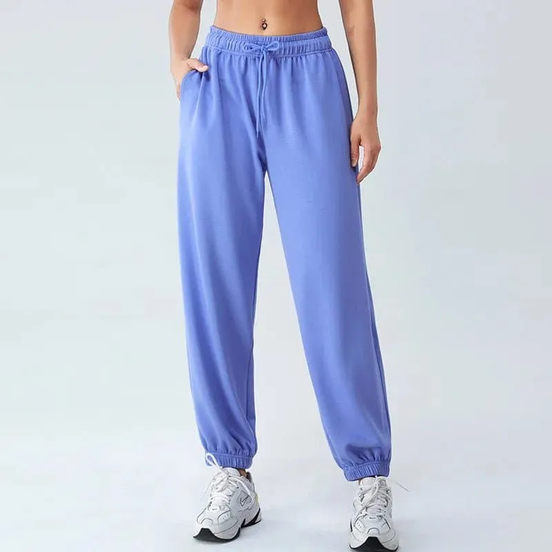 Autumn New Air Layer Warm Sports Pants | High Waist Yoga Fitness Pants