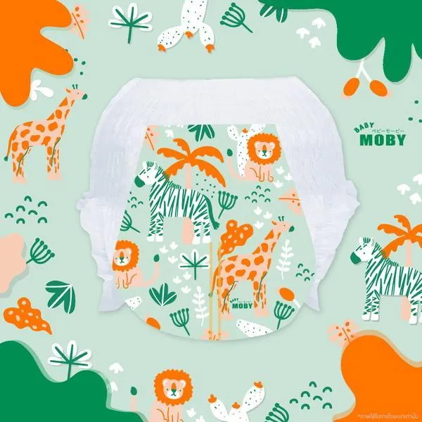 Baby Moby Diaper Pants - Medium (6-11kgs)