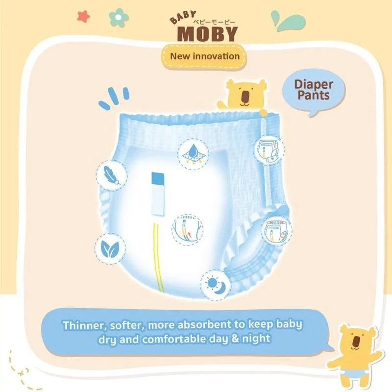 Baby Moby Diaper Pants - Medium (6-11kgs)