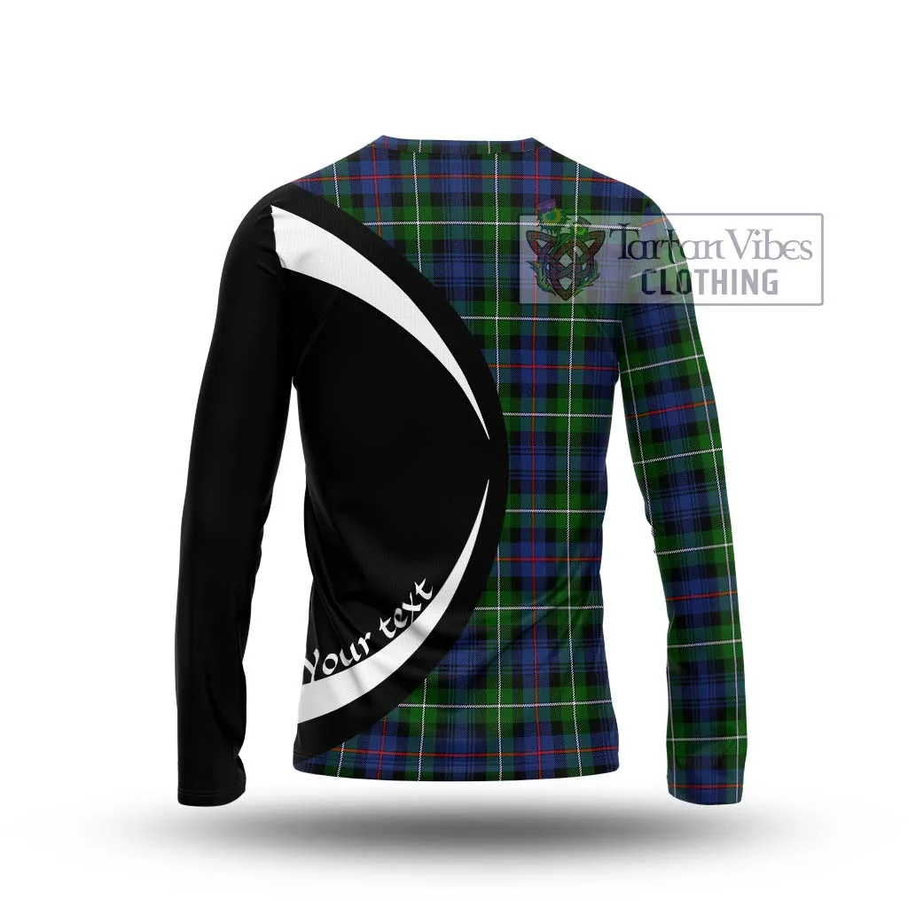 Baillie Tartan Long Sleeve T-Shirt with Family Crest Circle Style