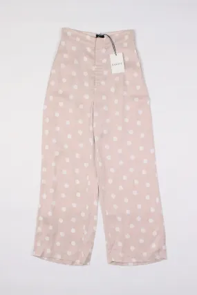 Bardot Pink Polka Dot Wide Leg Pants 6