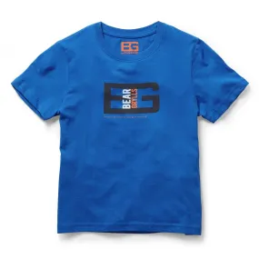 Bear Grylls Kids Printed T-Shirts by Craghoppers | Sport Blue