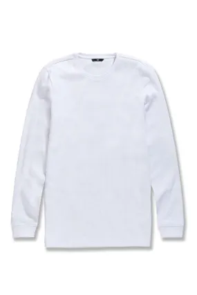 Big Men's Heavyweight L/S Thermal Shirt (White)