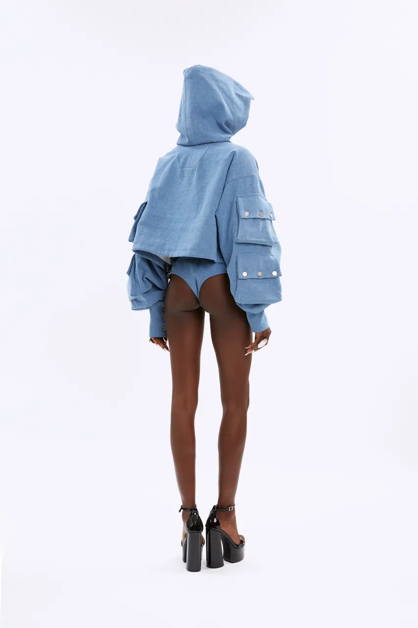 BLUE DREAMER OVERSIZE JACKET