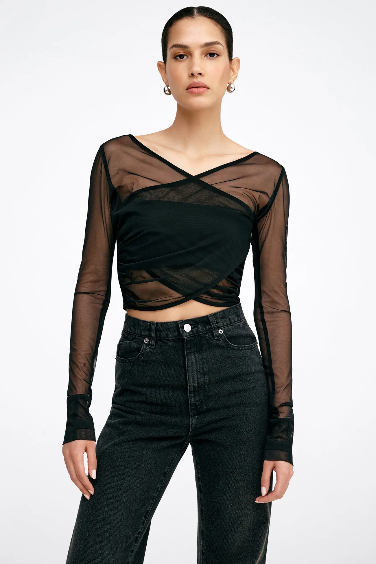 Britney Mesh Bolero