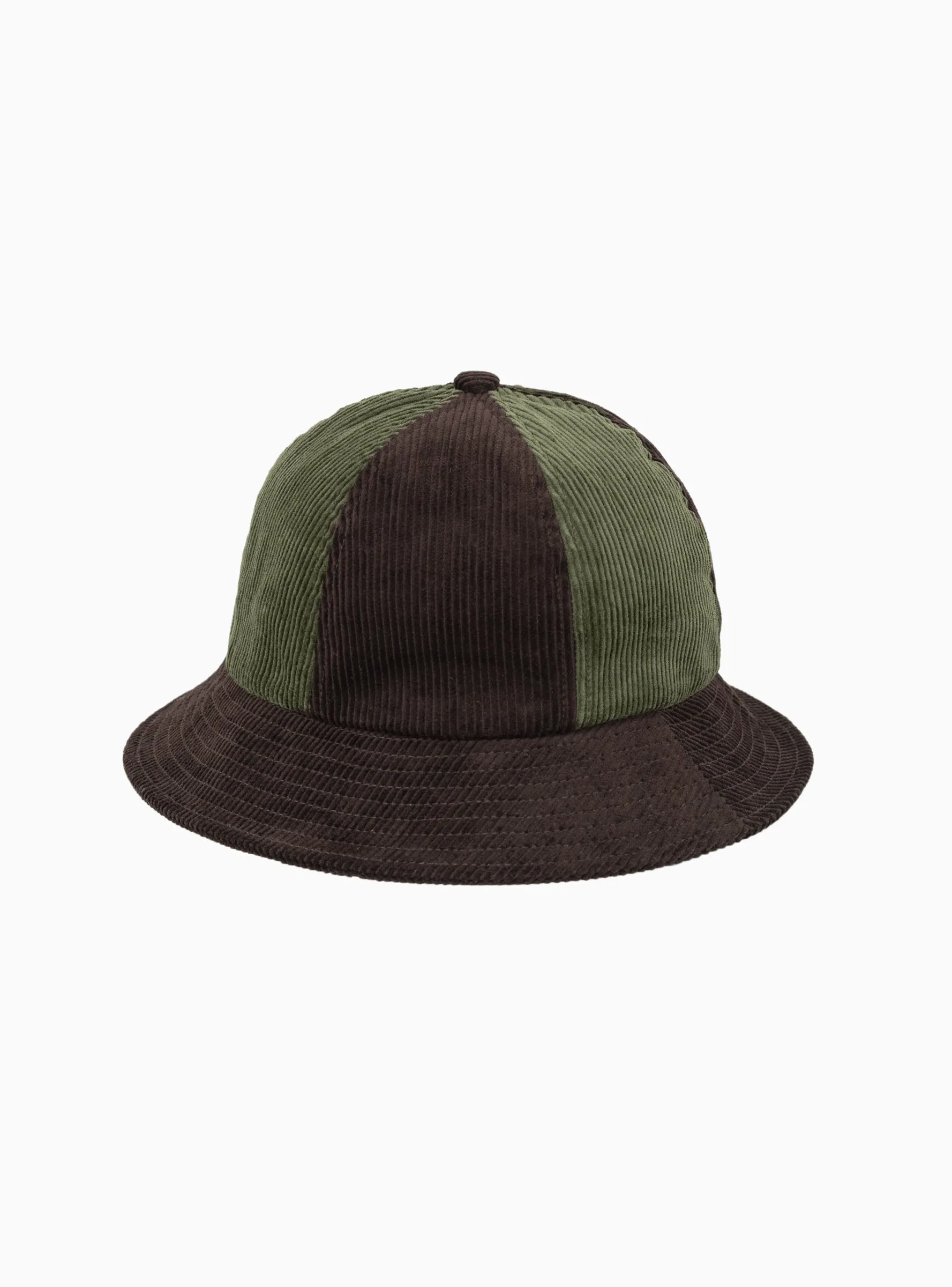 Bucket Hat Brown & Khaki Green