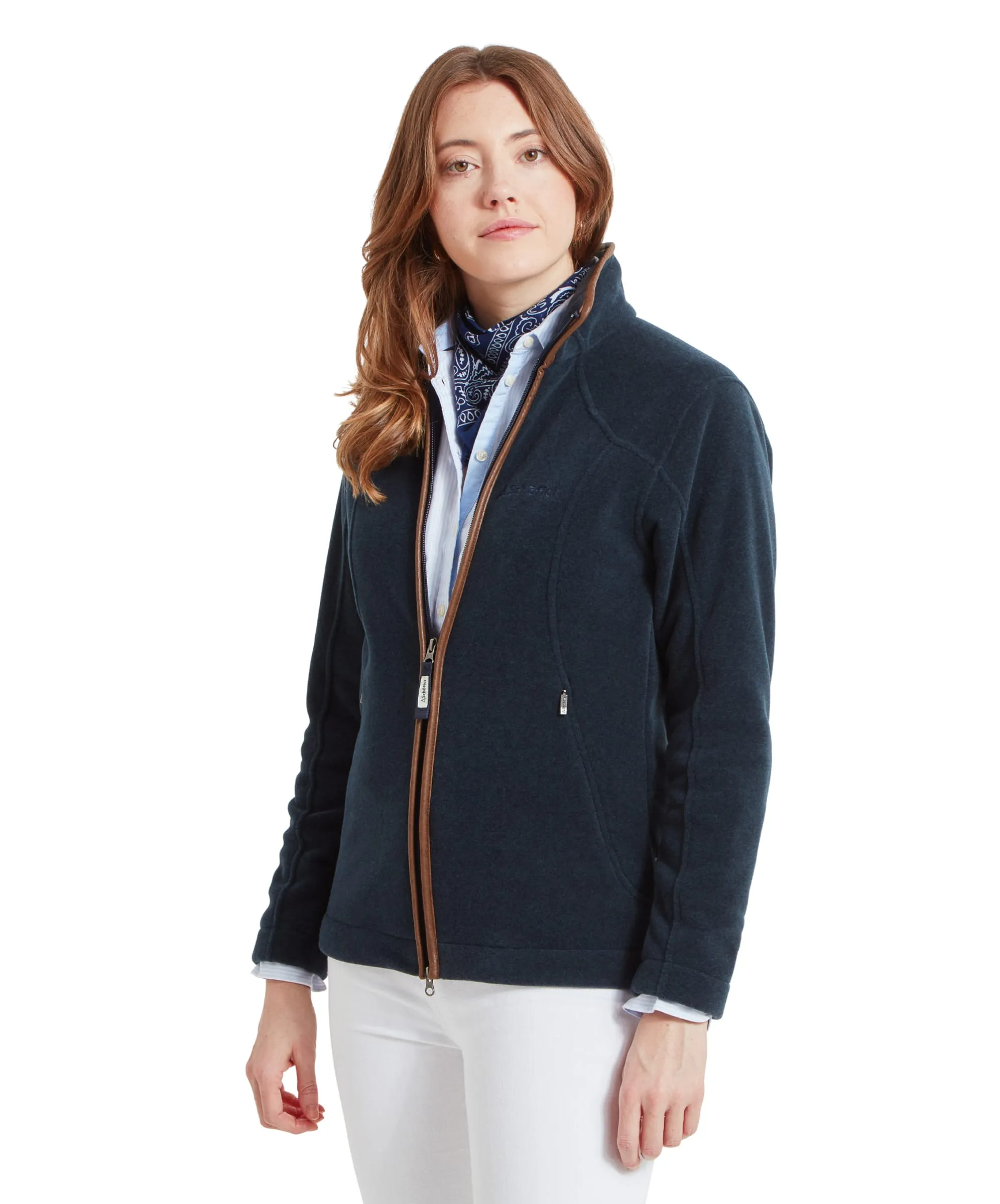 Burley Fleece Jacket - Petrol Blue