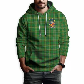 Butler Irish Clan Tartan Hoodie with Coat of Arms