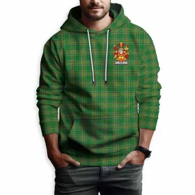 Butt Irish Clan Tartan Hoodie with Coat of Arms