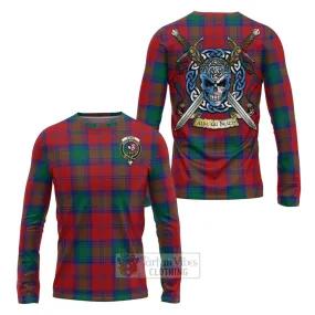 Byres (Byses) Tartan Long Sleeve T-Shirt with Family Crest Celtic Skull Style