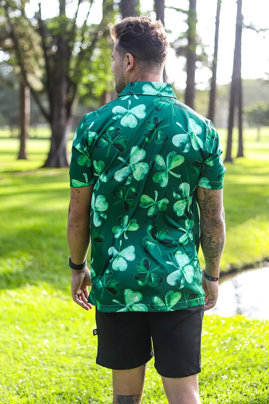 CA Funky Golf Shirt | Lucky Clovers