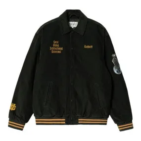 CARHARTT WIP LETTERMAN JACKET ART-NO. I0308190ZHXX Dark Cedar/Ochre