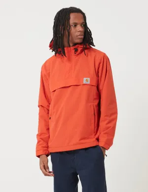 Carhartt-WIP Nimbus Half-Zip Jacket (Fleece Lined) - Brick Orange