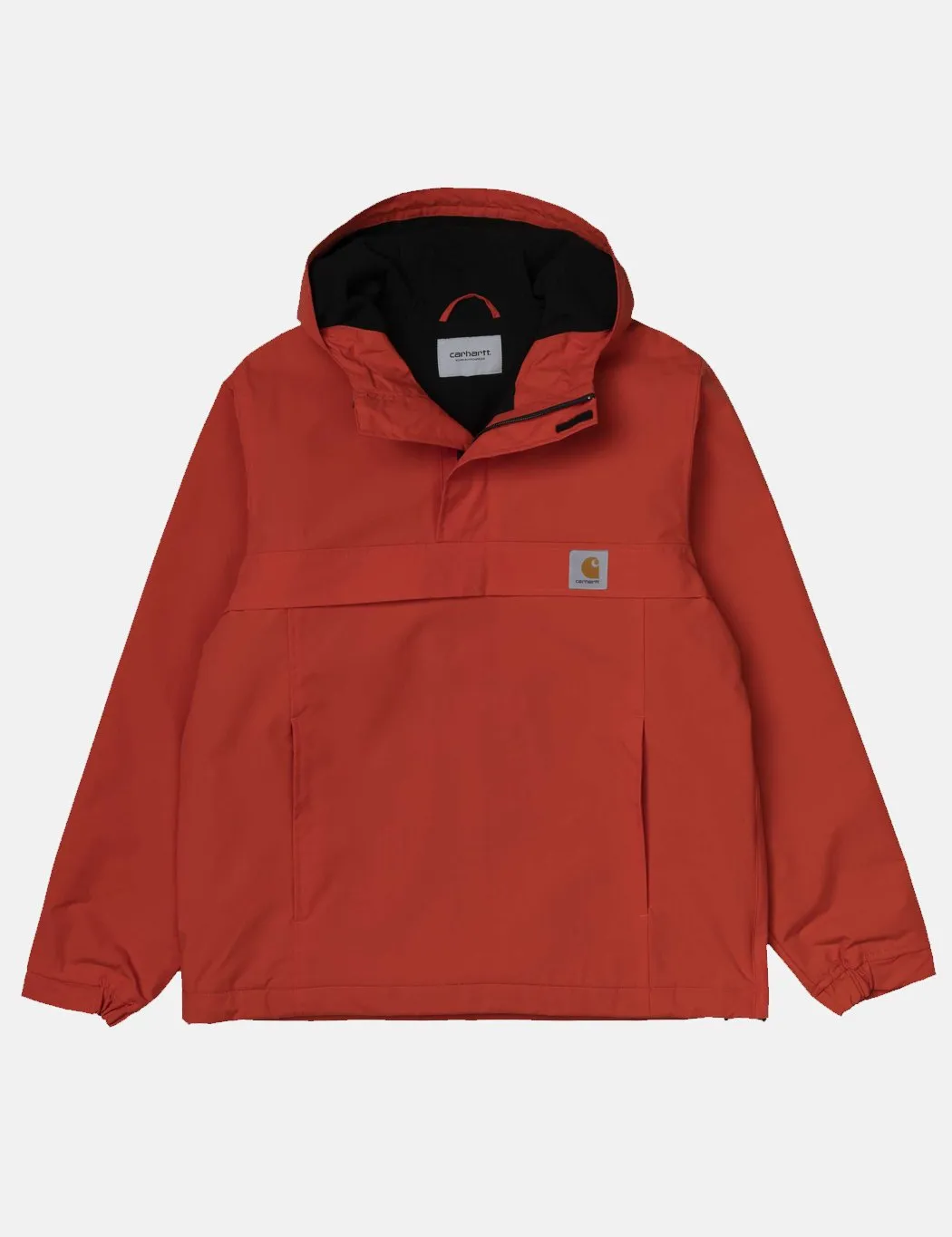 Carhartt-WIP Nimbus Half-Zip Jacket (Fleece Lined) - Brick Orange