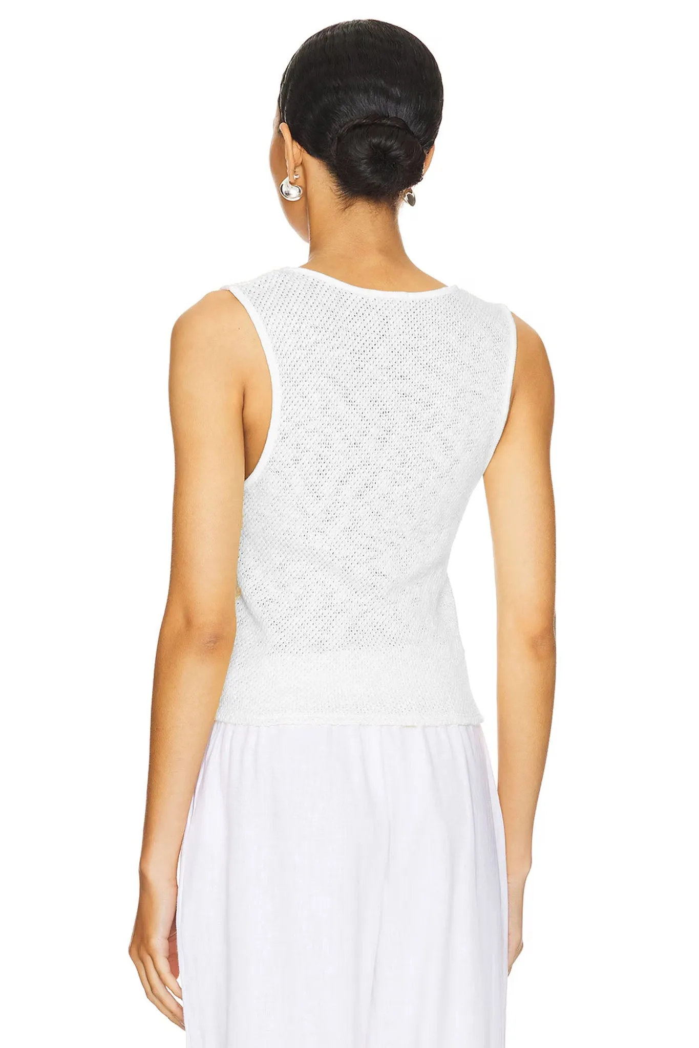 Caspian Twist Top - White